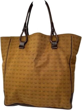 Bottega Veneta Pre-owned Suede Tote Bag - Dames - Vintage Shopper - Bruin - ONE Size - Su&egrave;de - Vintage