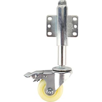 OEM Rueda Giratoria De Nailon De 3 Pulgadas Con Resorte Y Freno, Capacidad De Carga De 110 Lb