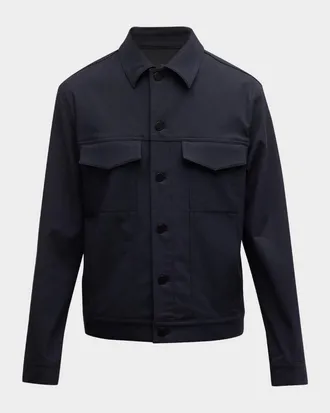 Theory Men & apos;s The River Jacket in Neoteric Twill
