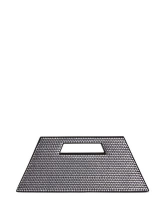 Giuseppe Zanotti Clutch Melone con strass - Argento