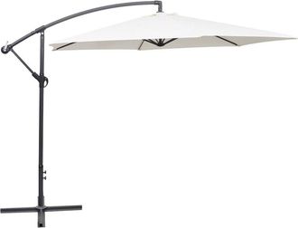 vidaXL Cantilever Umbrella 118.1 Sand White, 42202
