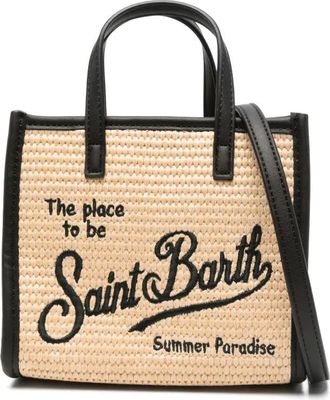 MC2 Saint Barth Vivian straw tote bag - Neutrals