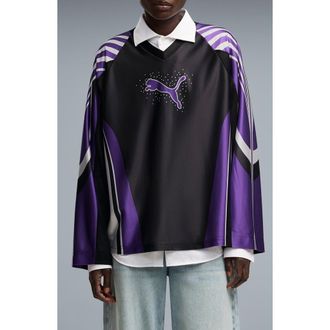Puma Street Glam T-Shirt in Puma Black at Nordstrom, Size X-Small
