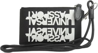 Burberry Black Leather Clutch Bag Pouch (Pre-Owned)