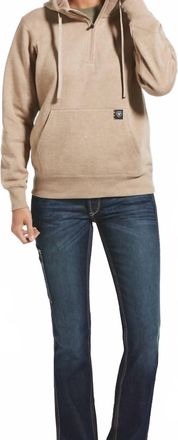 Ariat Rebar Hoodie In Tan