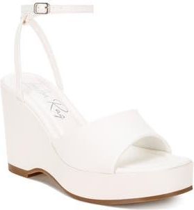 London Rag Sangria Platform Wedge Sandal in White at Nordstrom Rack, Size 9.5