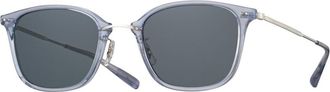 Eyevan 7285 Macdougal-Sun MRG Mens Sunglasses Blue Size 50