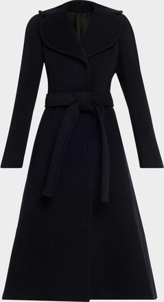 Alaia Cinched Wool Coat