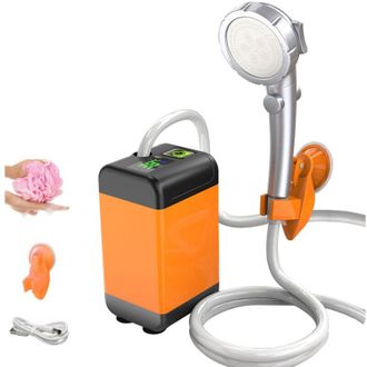 OEM Kit De Ducha Para Camping, Ducha Port&aacute;til Para Camping, Bomba De Ducha El&eacute;ctrica Recargable De 7800 Mah Con Temperatura Y Presi&oacute;n De Agua Ajustables D