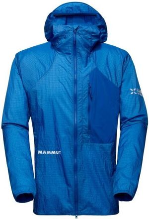 Mammut Eiger Nordwand Advanced Windbreaker Hooded Jacket Softshelljacke für Herren | blau