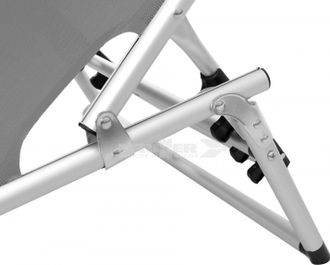 Brunner Tumbona Brunner Malibu Gris Aluminio 61x189 Cm