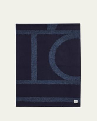 Toteme Monogram Twill Scarf