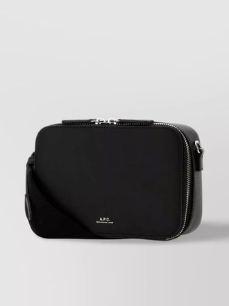 A.P.C. leather camera bag