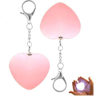 Generic Love Wallet Tote Bag Touch Sensing Light, Touch Sensor Purse Light, Heart Shape Handbag Lights, 2PCS Rechargeable LED Automatic Glow Lights for Inside