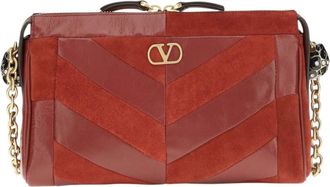 Valentino Garavani Red Panthea Small Crossbody Bag
