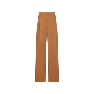 Chlo&eacute; Wide Trousers, female, Brown, Size: XS Wide-leg Trousers