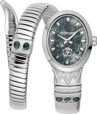 Roberto Cavalli Womens Snake Stainless Steel watch