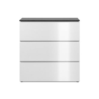 Calicosy C&oacute;moda gris de 3 cajones - L88,5 cm