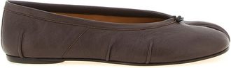 Maison Margiela Brown Solid Ballet Flats
