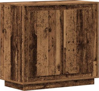 vidaXL Sideboard Old wood 80 x 34 x 75 cm Engineered wood Vidaxl