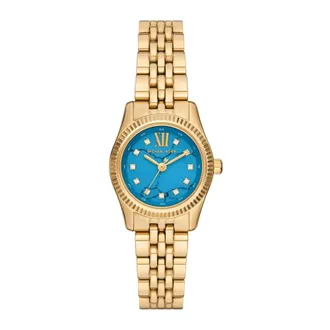 Michael Kors Watches, female, Yellow, Size: ONE SIZE Lexington Petite