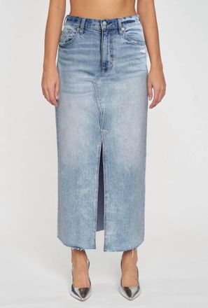 Daze Girl Next Door Maxi Skirt In Blue