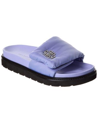 Tory Burch Britten Anatomic Lug Satin Sandal