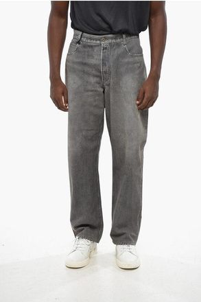 Bottega Veneta Denim Effect Leather 5-Pockets Pants size 48