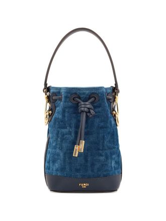 Fendi Blue Mon Tresor Bucket Bag