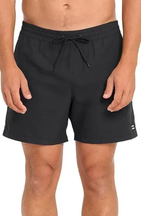 Billabong All Day Volley Swim Trunks in Black at Nordstrom, Size Xx-Large