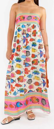 Show me your Mumu Skylar Maxi Dress In Rainbow Reef