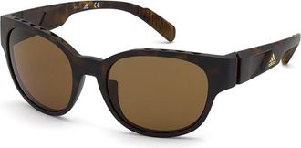 Adidas Sport SP0009 52E Mens Sunglasses Tortoiseshell Size 55