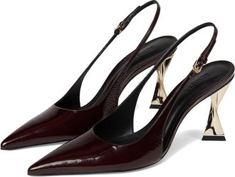 Schutz Elisha Pump Womens Shoes Maplewood : 7.5 M, Leather