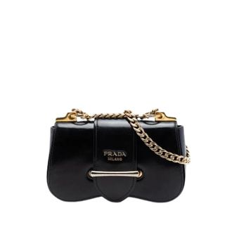 Prada Pre-owned Shoulder Bags, female, Black, Size: ONE SIZE Pre-owned Sidonie Shoulder Bag