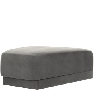 BLOOMINGLOFT Design Sitzpouf Miley 83 x 78 cm - Samtbezug