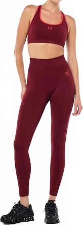 P.E Nation Restore Seamless Legging In Cabernet Strawberry