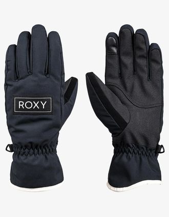 Roxy Womens Roxy Womens Freshfield Insulated Gloves - Black/Black - Size: XL