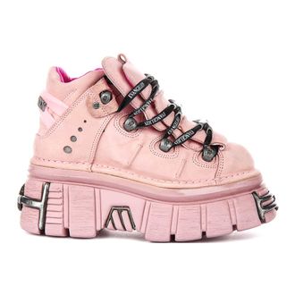 New Rock 106 Tower Platform Boot - unisex - New Rock - Lace-up Boots - Pink - 4 UK - Shoes