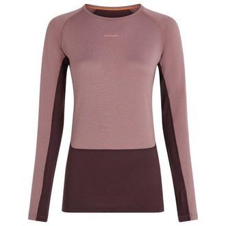 Icebreaker Merino 260 Zoneknit L/S Crewe Merinounterw&auml;sche f&uuml;r Damen | braun