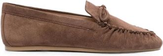 Stuart Weitzman Schoenen, Dames, Bruin, 38 EU, Su&egrave;de, Britt Strikken Loafer