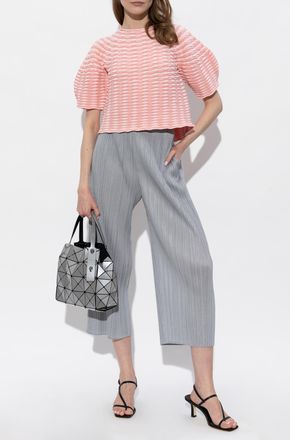 Pleats Please Issey Miyake Short Top, Womens, Pink