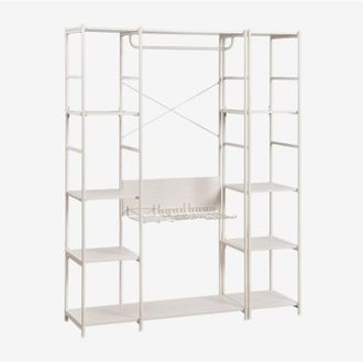 Sklum Armadio modulare aperto a 2 pezzi con scaffale in ferro Elviah SKLUM