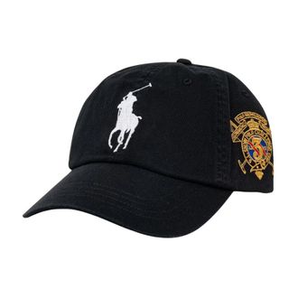 Polo Ralph Lauren Big Pony Twill Ball Cap - Heren - Petten - Zwart - ONE Size - Katoen - Accessoires