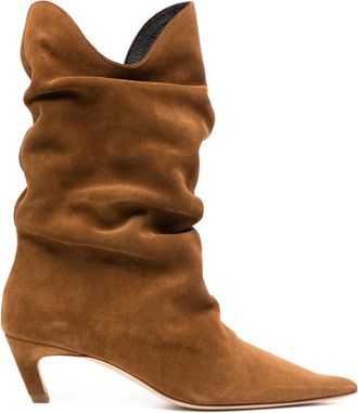 Rejina Pyo Stivali Slouchy 60mm - Marrone