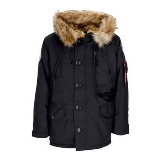 Alpha Industries Polar Jacket - Heren - Winterjassen - Zwart - S - Leer - Jassen