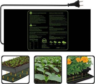 OEM Almohadilla T&eacute;rmica Para Pl&aacute;ntulas De 100 W, Duradera, Resistente Al Agua, Para Crecimiento De Pl&aacute;ntulas Digitales, Germinaci&oacute;n Y Reproducci&oacute;n, 122 X 