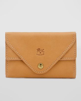 IL BISONTE Uffizi Leather Card Case