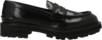 Alexander McQueen Black Leather Loafers