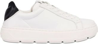 Love Moschino logo-embossed sneakers - White
