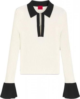 HUGO BOSS Mujer, Camisetas, Beige, Talla: S